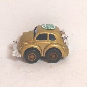 Nomura Toys Volkswagon VW Beetle 1973 Friction Drive Gold Excellent Condition
